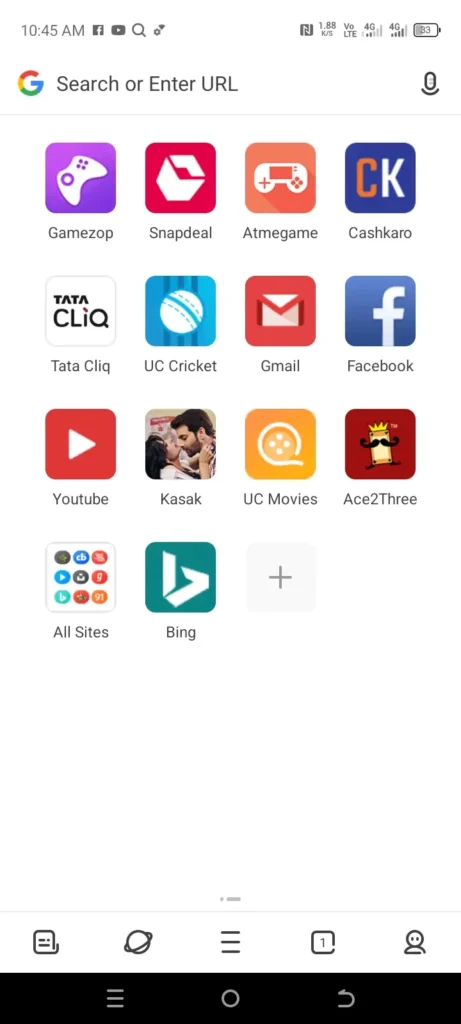 UC Browser App Screenshots